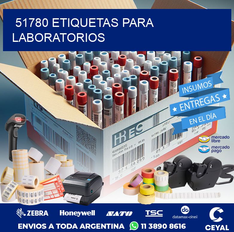51780 ETIQUETAS PARA LABORATORIOS