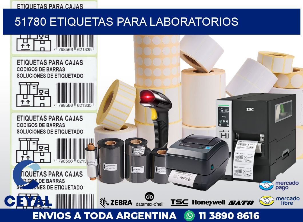 51780 ETIQUETAS PARA LABORATORIOS