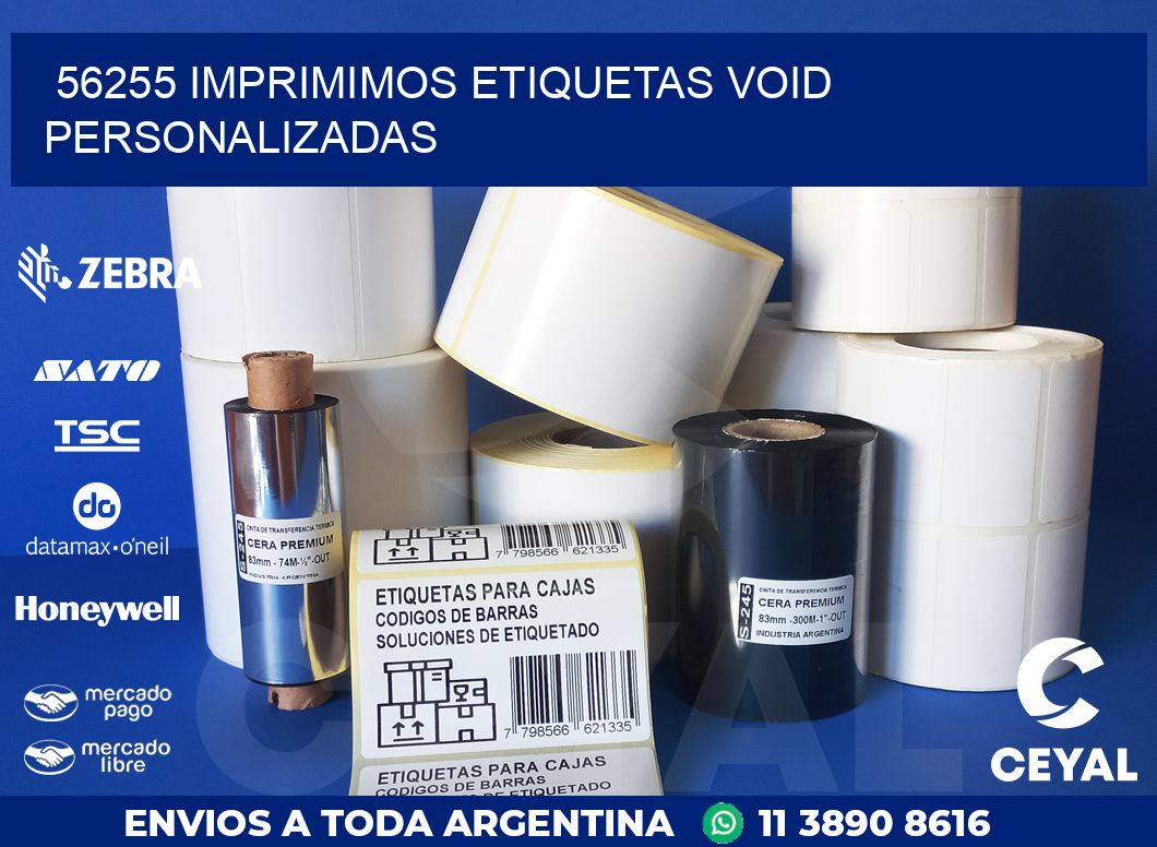 56255 IMPRIMIMOS ETIQUETAS VOID PERSONALIZADAS