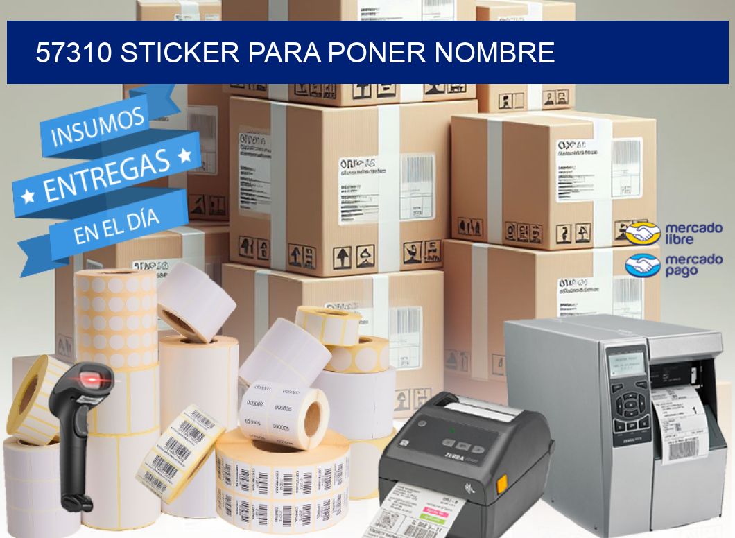 57310 STICKER PARA PONER NOMBRE