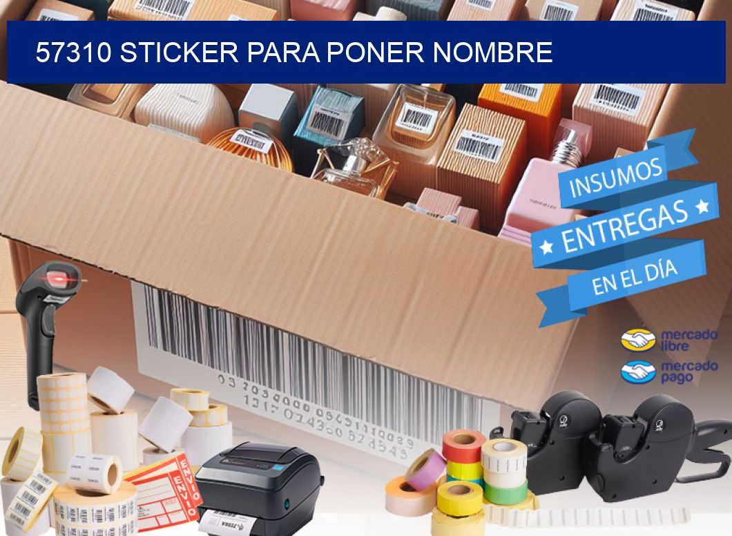 57310 STICKER PARA PONER NOMBRE