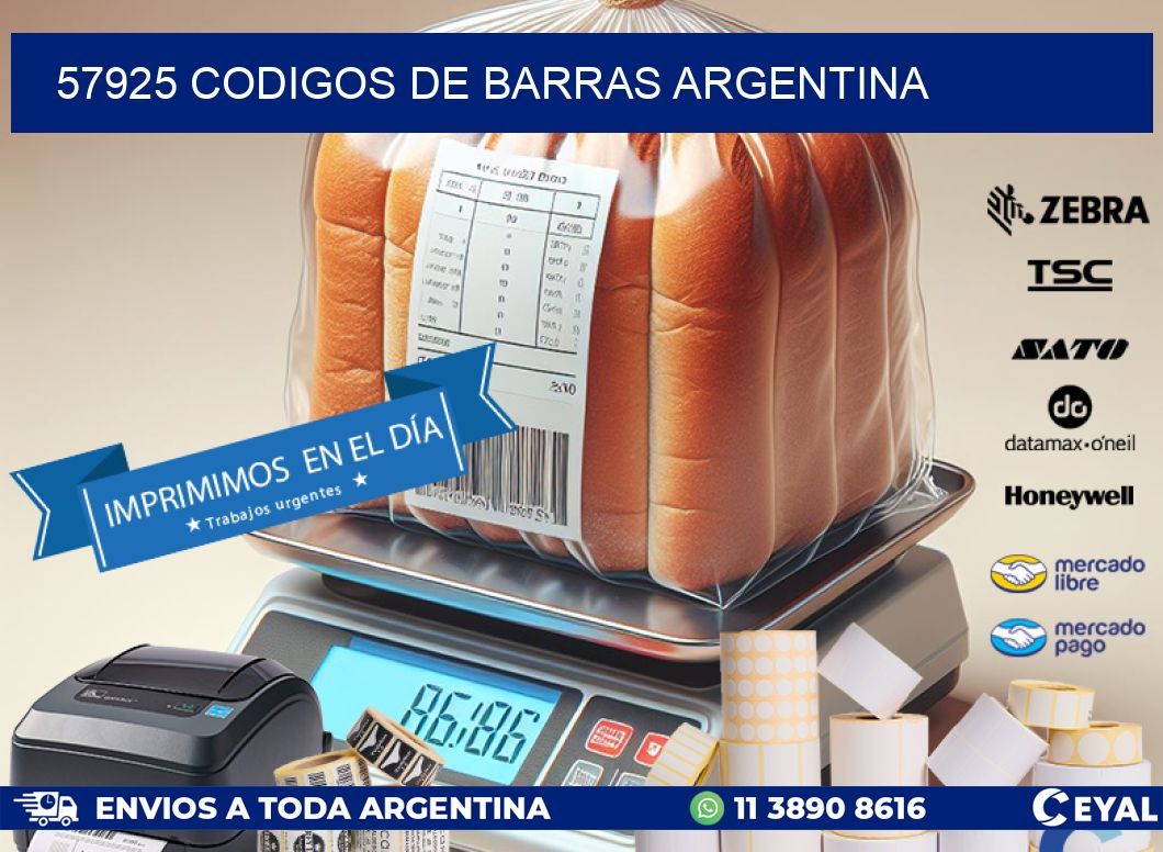 57925 CODIGOS DE BARRAS ARGENTINA