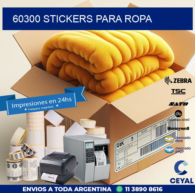 60300 STICKERS PARA ROPA