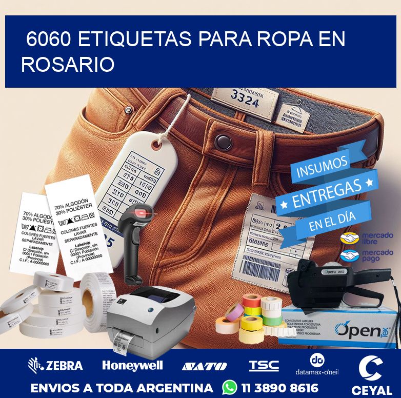 6060 ETIQUETAS PARA ROPA EN ROSARIO