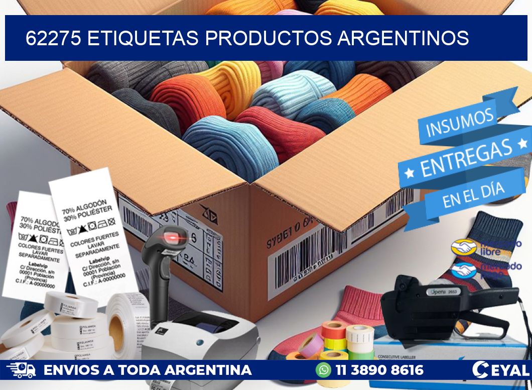62275 Etiquetas productos argentinos