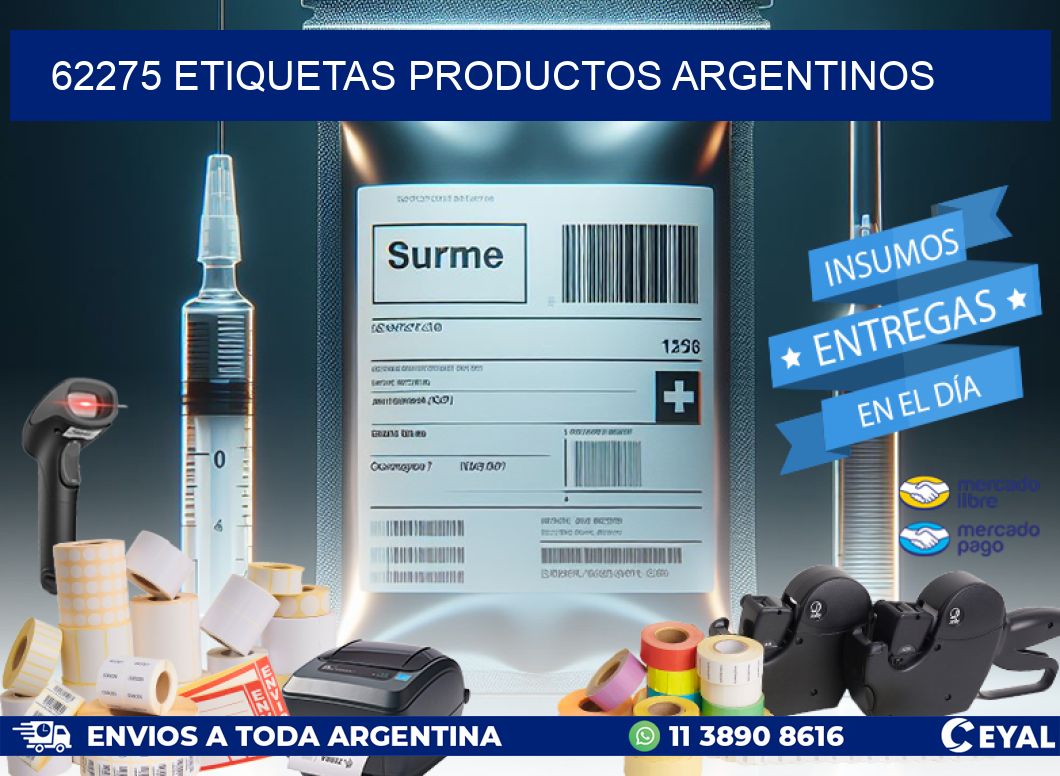 62275 Etiquetas productos argentinos