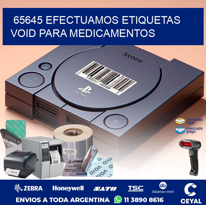 65645 EFECTUAMOS ETIQUETAS VOID PARA MEDICAMENTOS