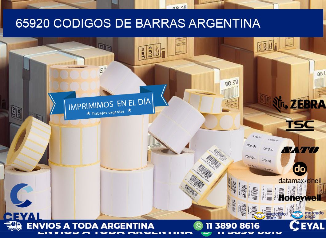 65920 CODIGOS DE BARRAS ARGENTINA