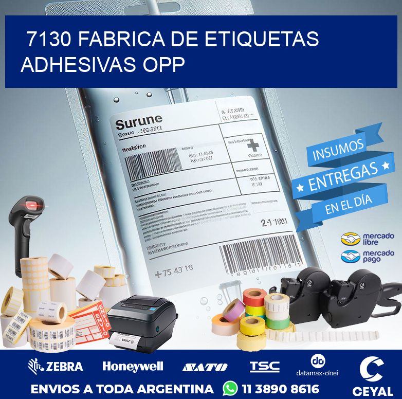 7130 FABRICA DE ETIQUETAS ADHESIVAS OPP