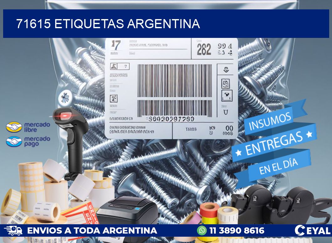 71615 ETIQUETAS ARGENTINA