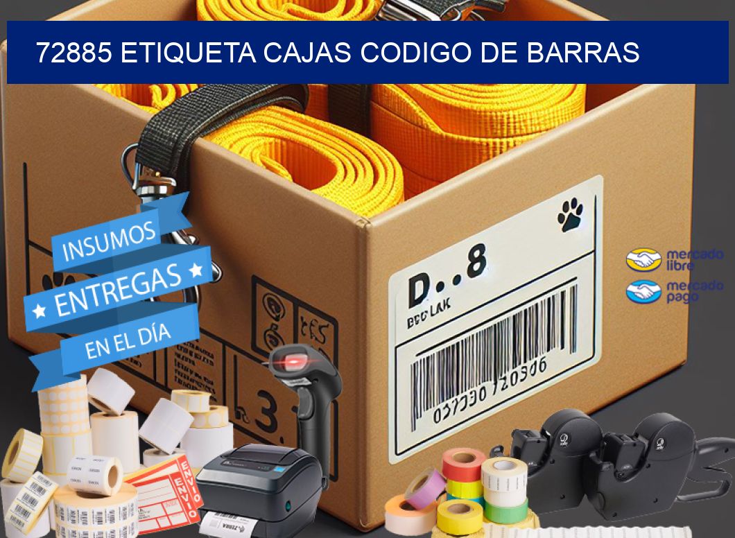 72885 etiqueta cajas codigo de barras