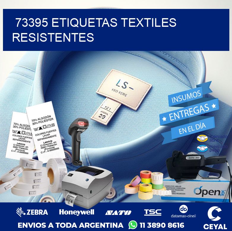 73395 ETIQUETAS TEXTILES RESISTENTES