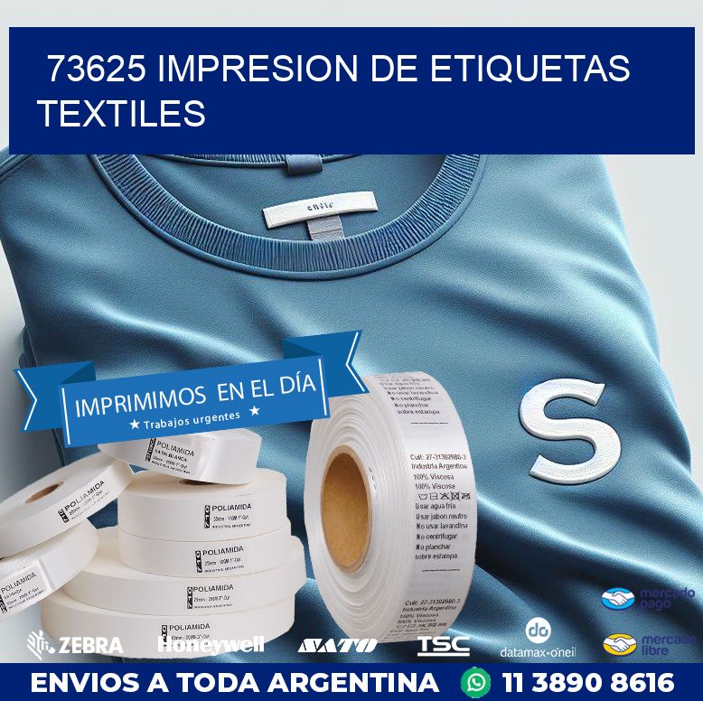 73625 IMPRESION DE ETIQUETAS TEXTILES