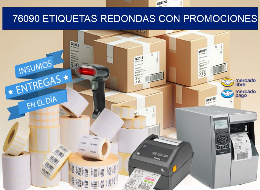 76090 ETIQUETAS REDONDAS CON PROMOCIONES