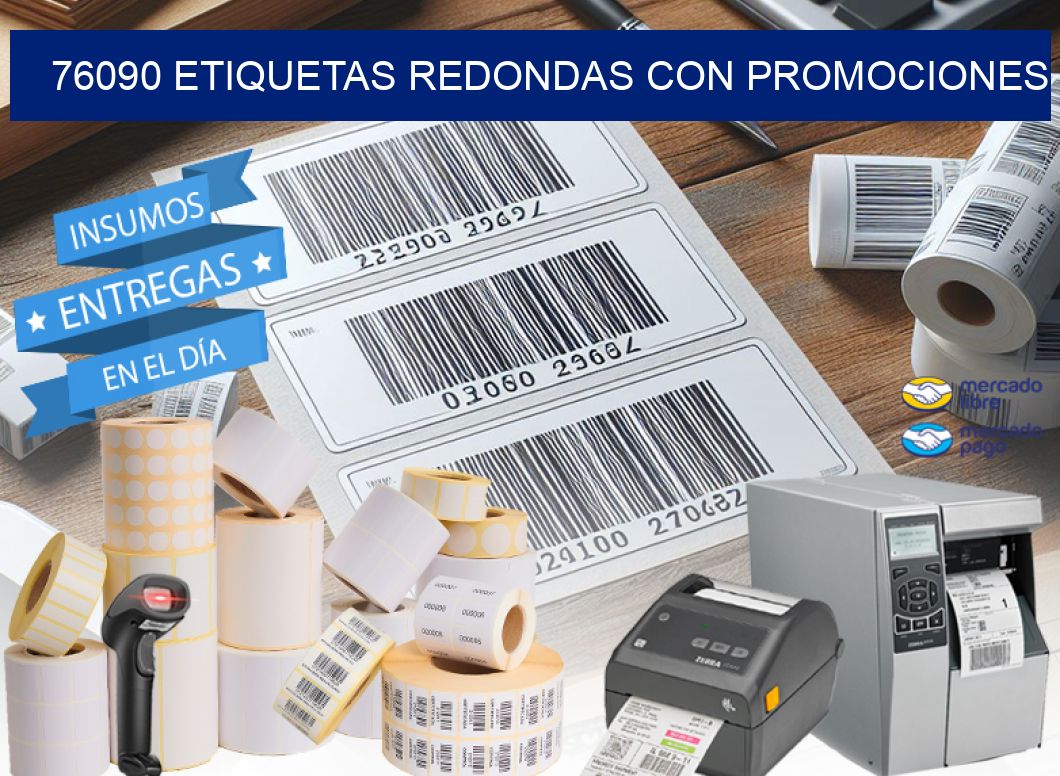 76090 ETIQUETAS REDONDAS CON PROMOCIONES