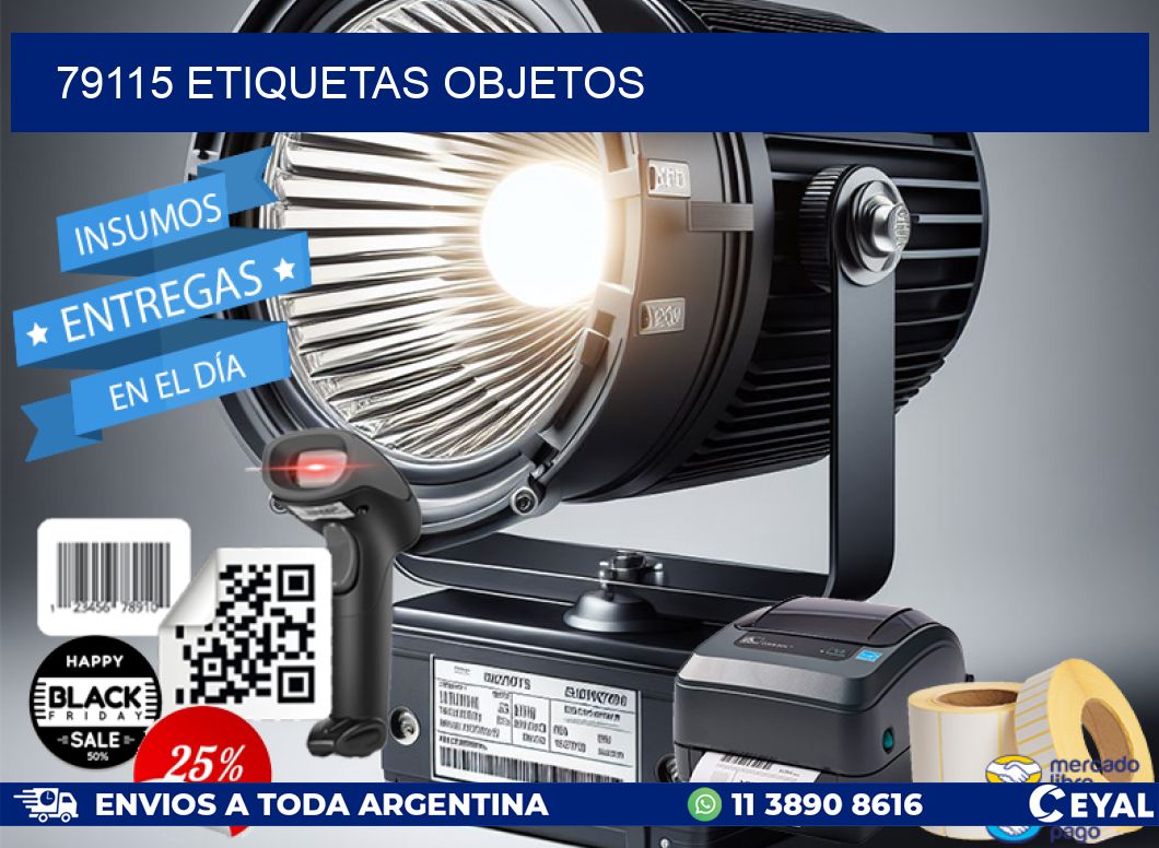 79115 etiquetas objetos