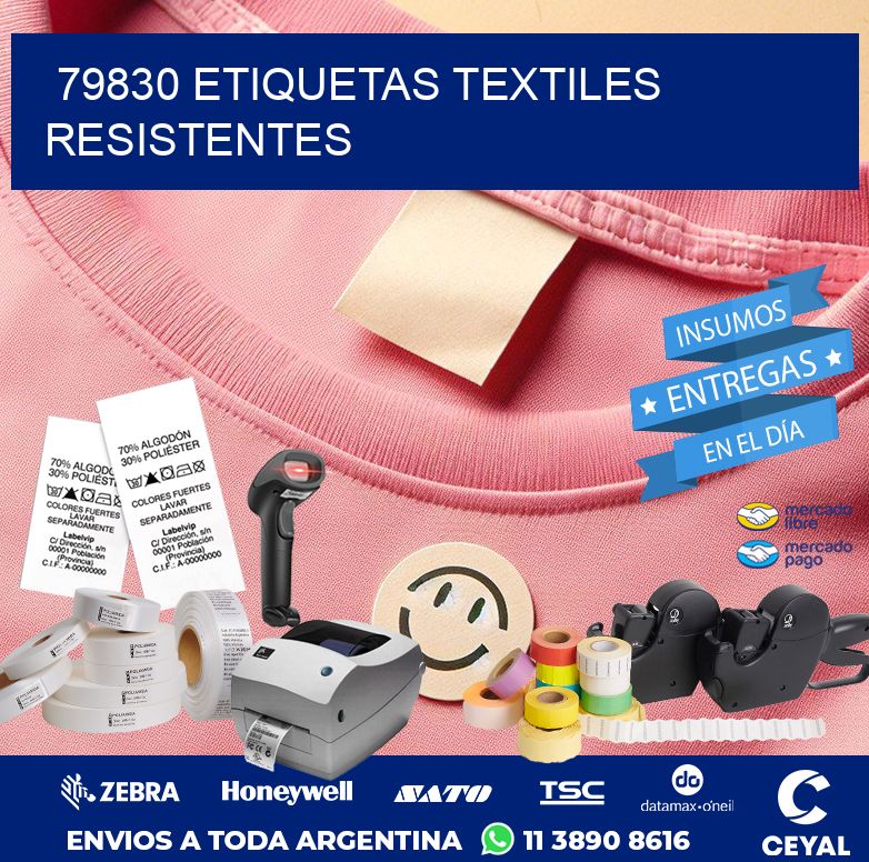 79830 ETIQUETAS TEXTILES RESISTENTES
