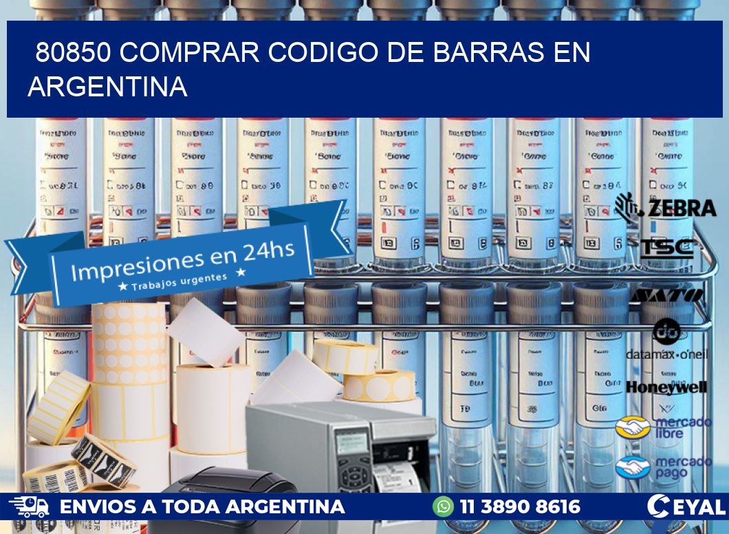 80850 Comprar Codigo de Barras en Argentina