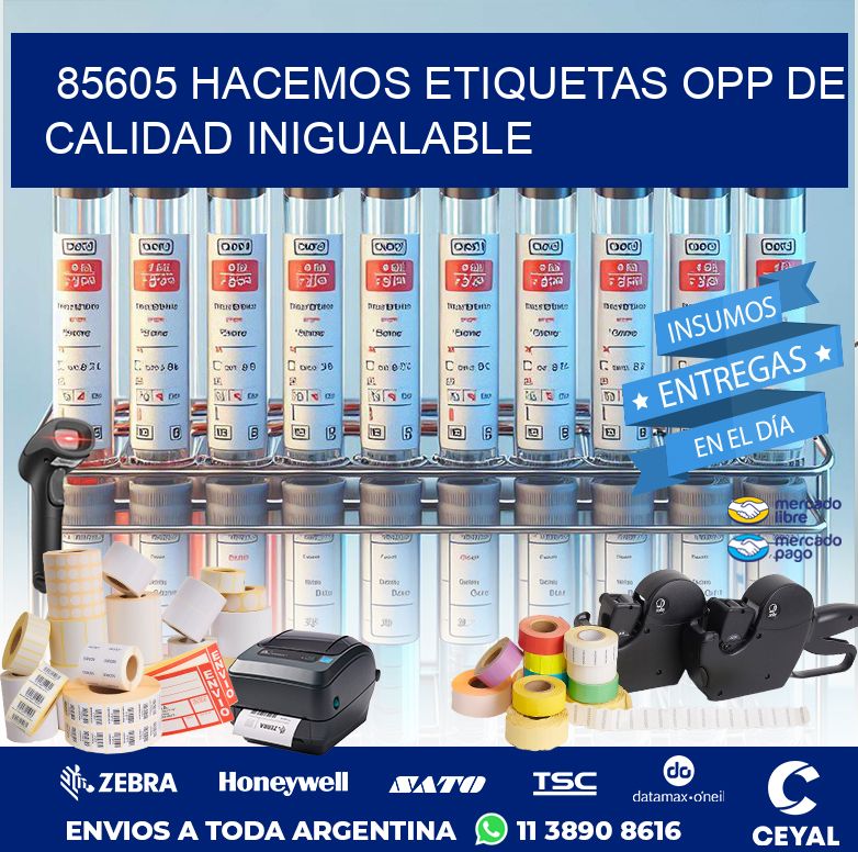 85605 HACEMOS ETIQUETAS OPP DE CALIDAD INIGUALABLE