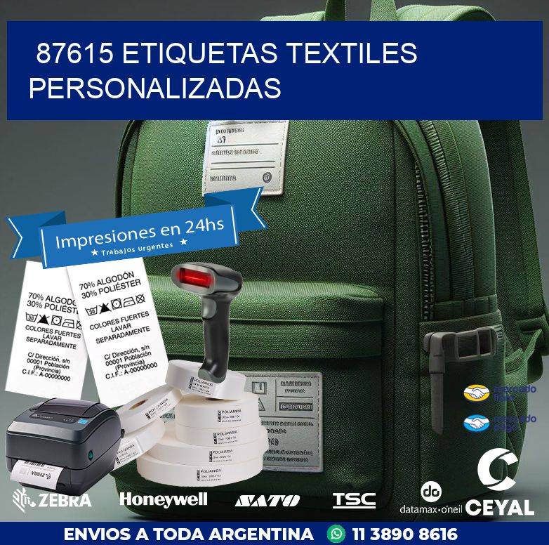 87615 ETIQUETAS TEXTILES PERSONALIZADAS