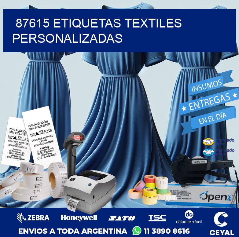 87615 ETIQUETAS TEXTILES PERSONALIZADAS