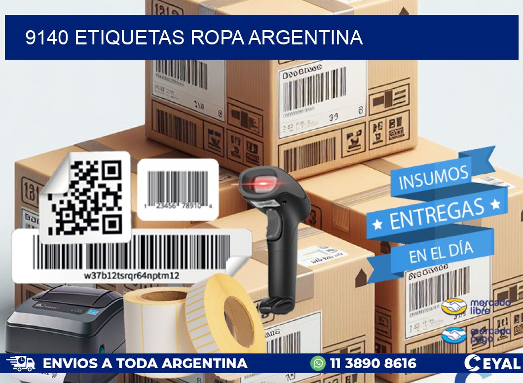 9140 ETIQUETAS ROPA ARGENTINA