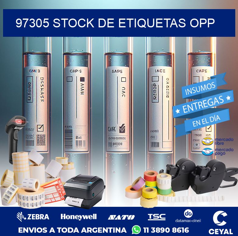 97305 STOCK DE ETIQUETAS OPP