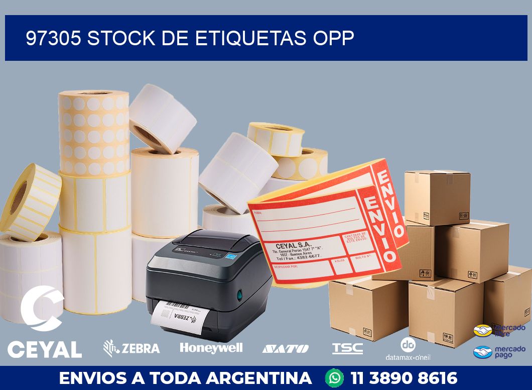 97305 STOCK DE ETIQUETAS OPP