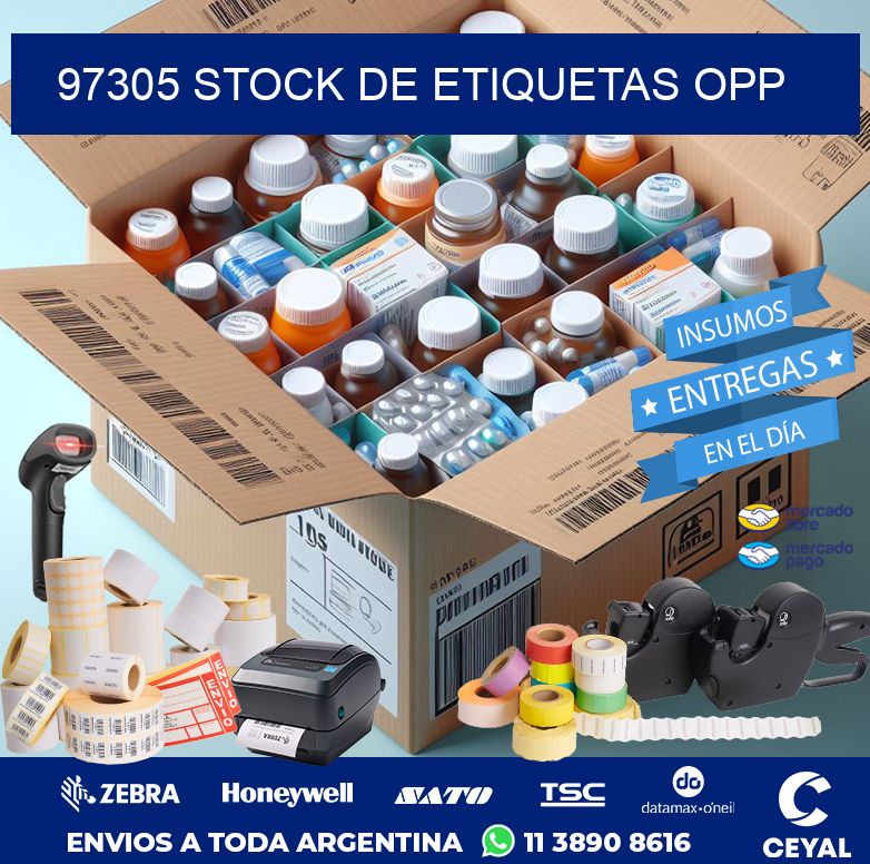 97305 STOCK DE ETIQUETAS OPP