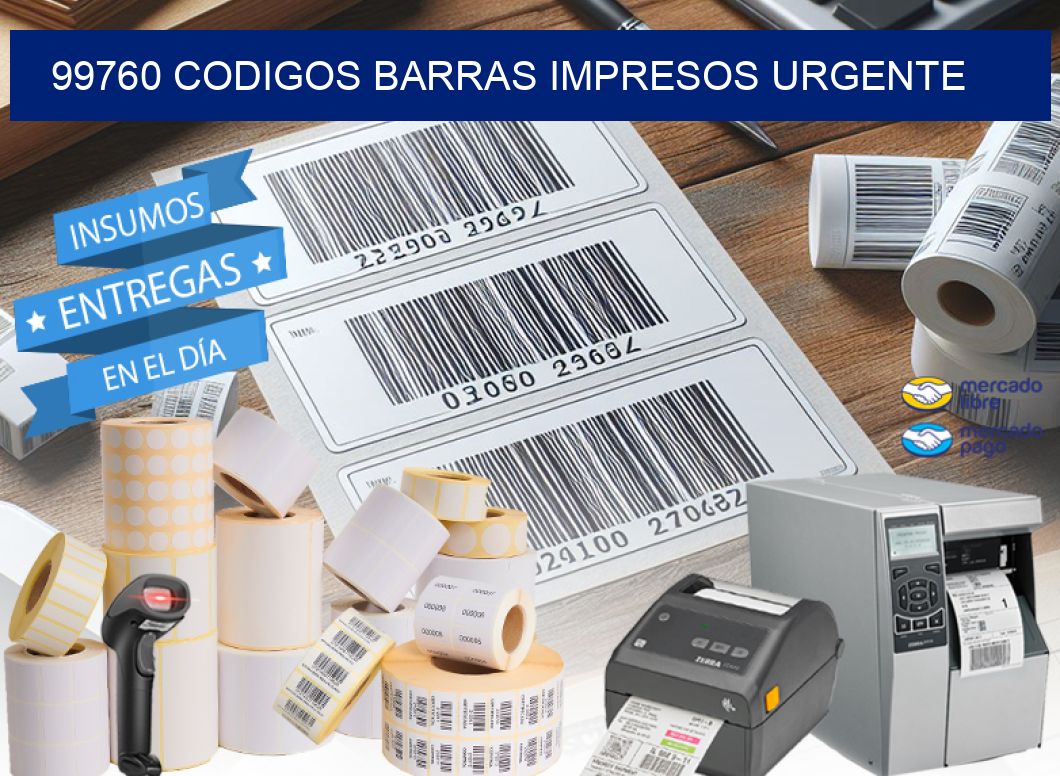 99760 CODIGOS BARRAS IMPRESOS URGENTE