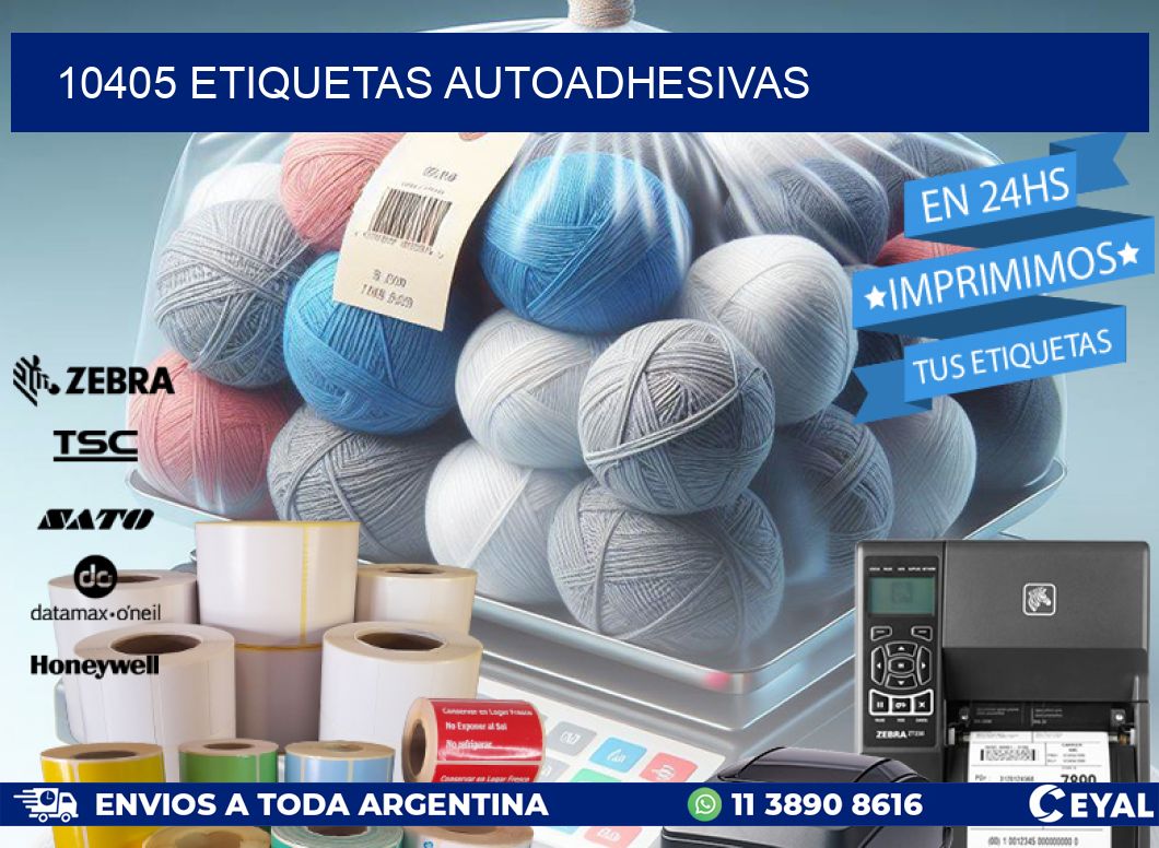 10405 ETIQUETAS AUTOADHESIVAS