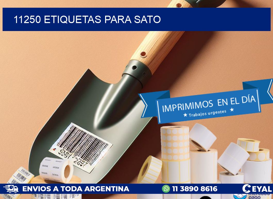 11250 ETIQUETAS PARA SATO