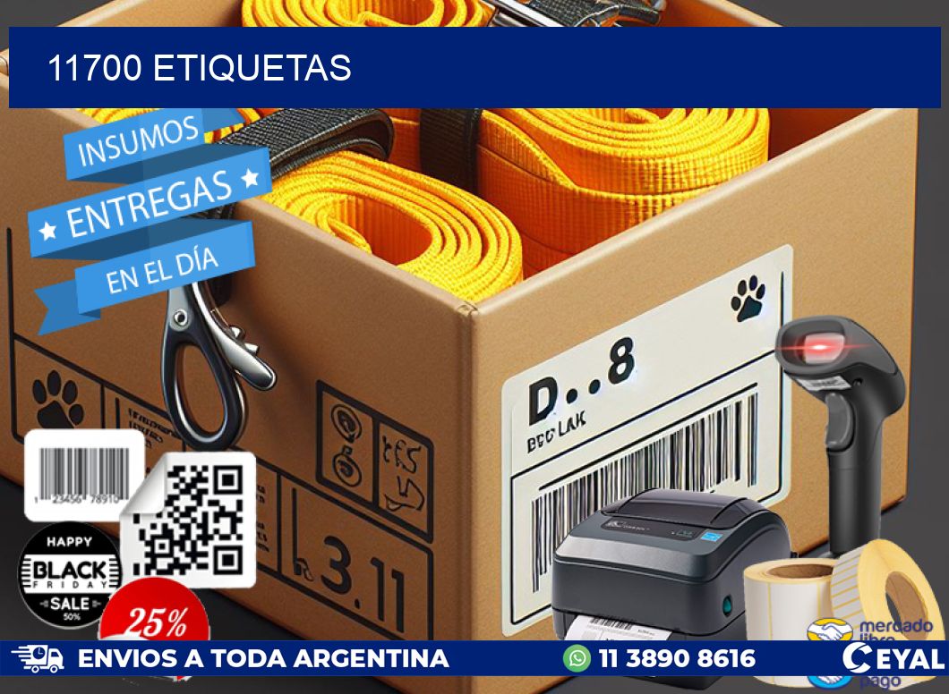 11700 ETIQUETAS