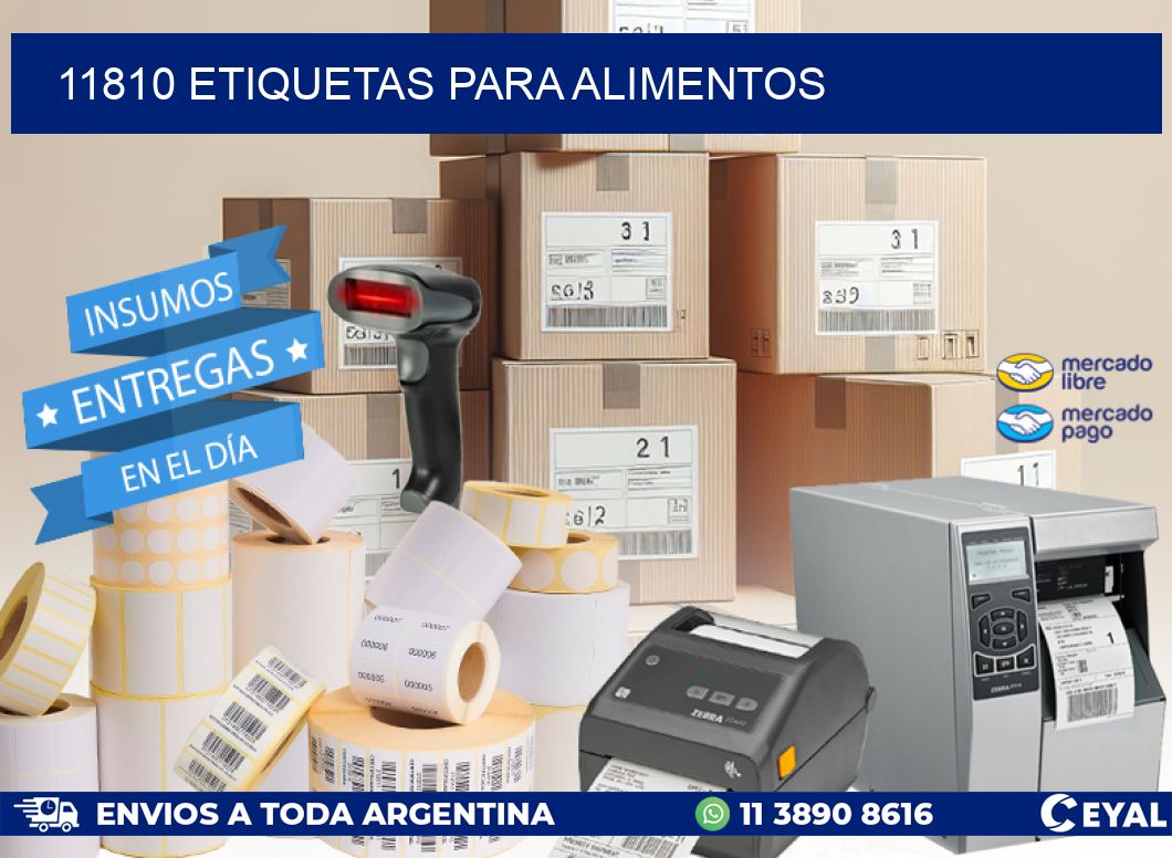 11810 ETIQUETAS PARA ALIMENTOS