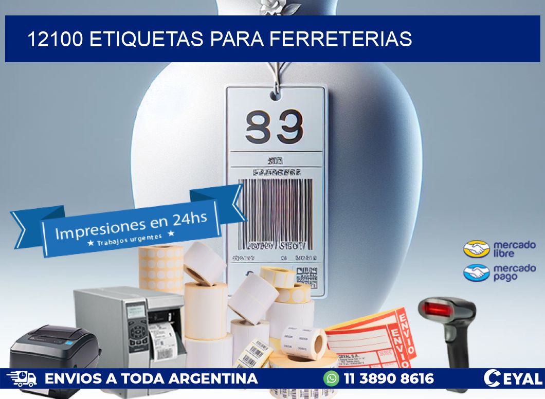 12100 ETIQUETAS PARA FERRETERIAS