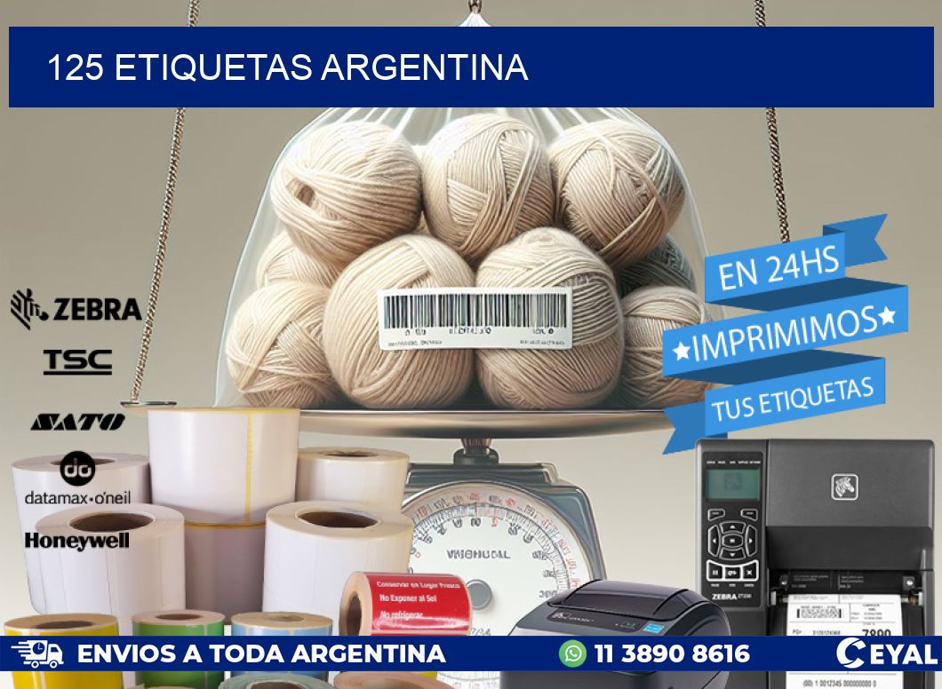 125 ETIQUETAS ARGENTINA