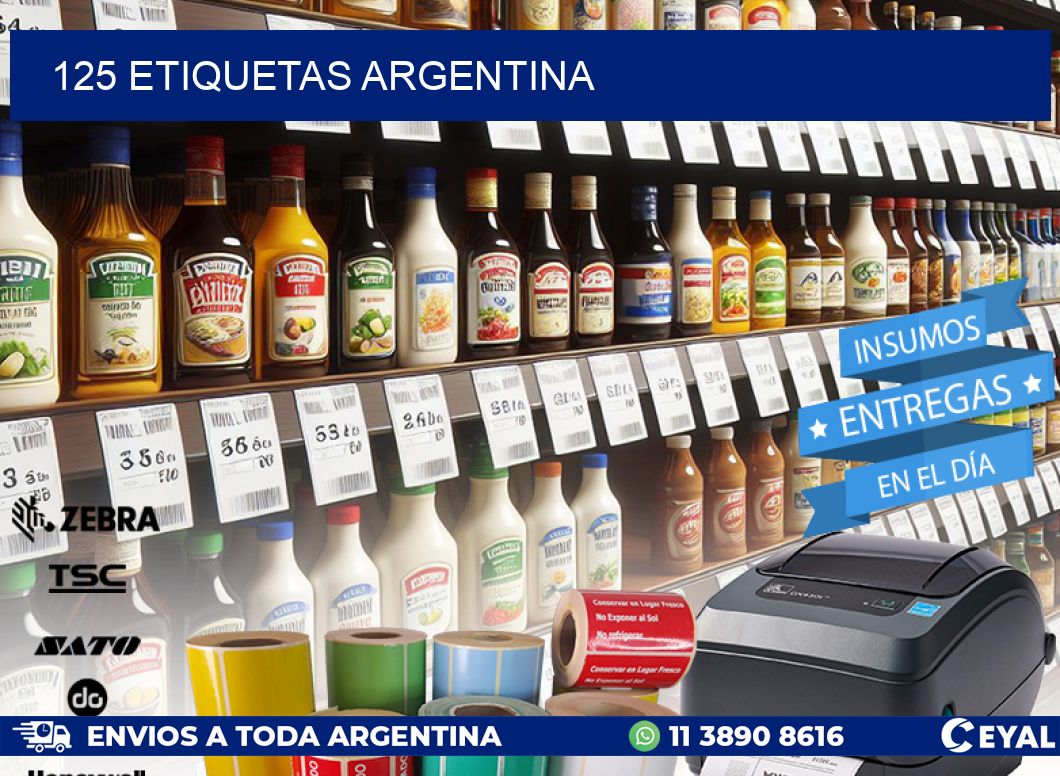 125 ETIQUETAS ARGENTINA