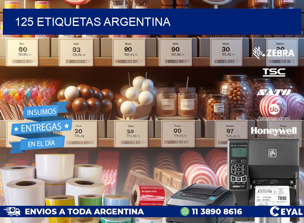 125 ETIQUETAS ARGENTINA