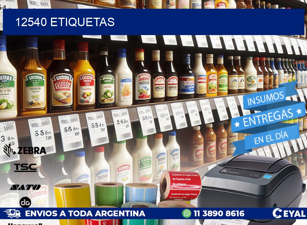 12540 ETIQUETAS