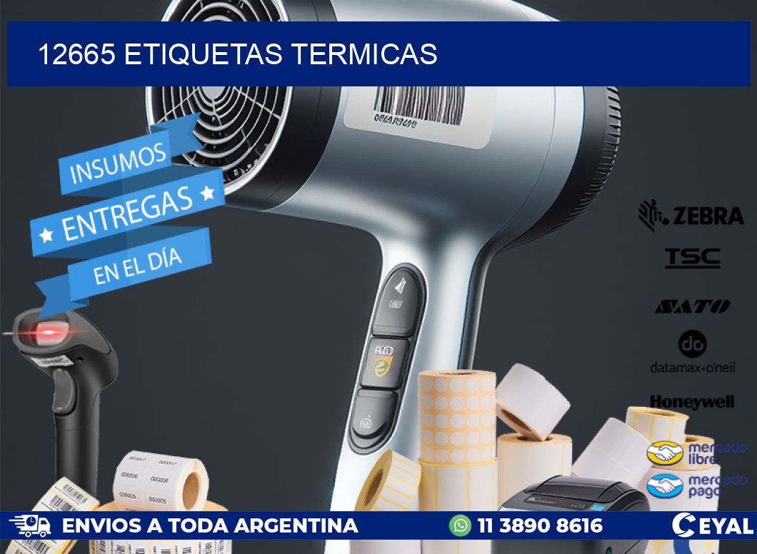 12665 ETIQUETAS TERMICAS