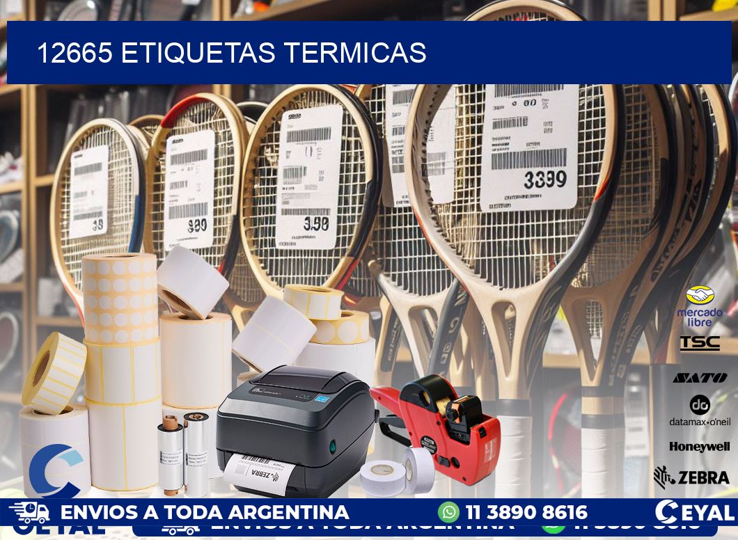 12665 ETIQUETAS TERMICAS