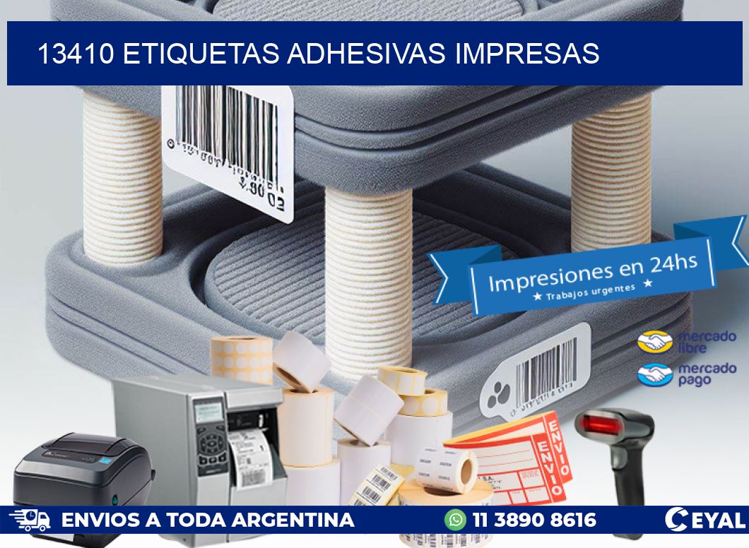 13410 ETIQUETAS ADHESIVAS IMPRESAS