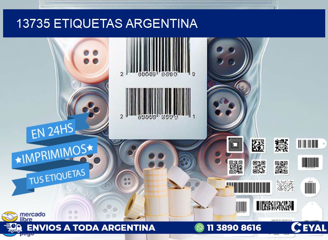 13735 ETIQUETAS ARGENTINA