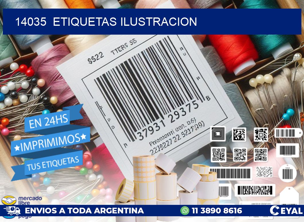 14035 ETIQUETAS ILUSTRACION