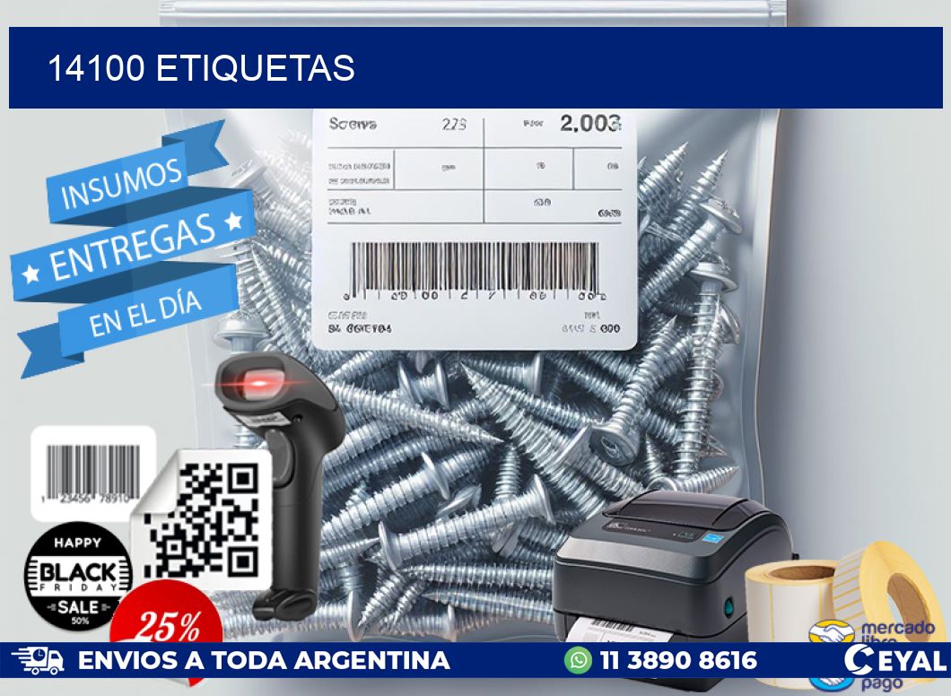 14100 ETIQUETAS