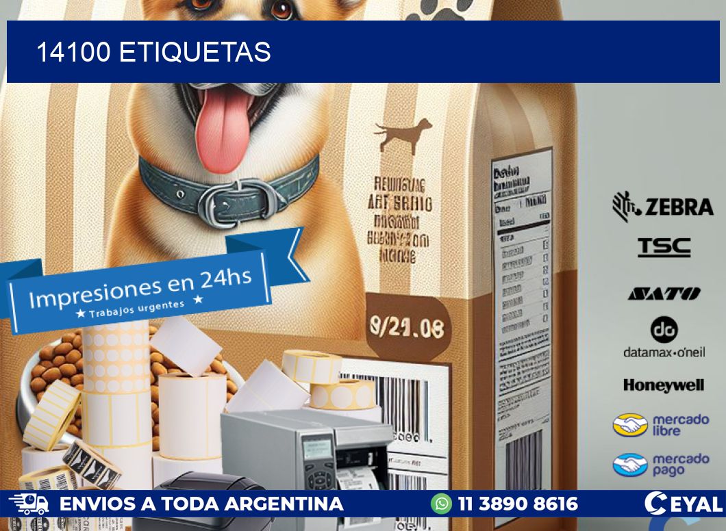 14100 ETIQUETAS
