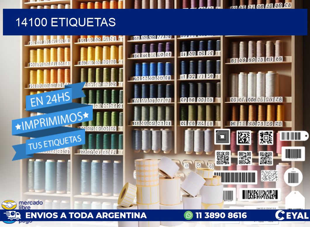 14100 ETIQUETAS
