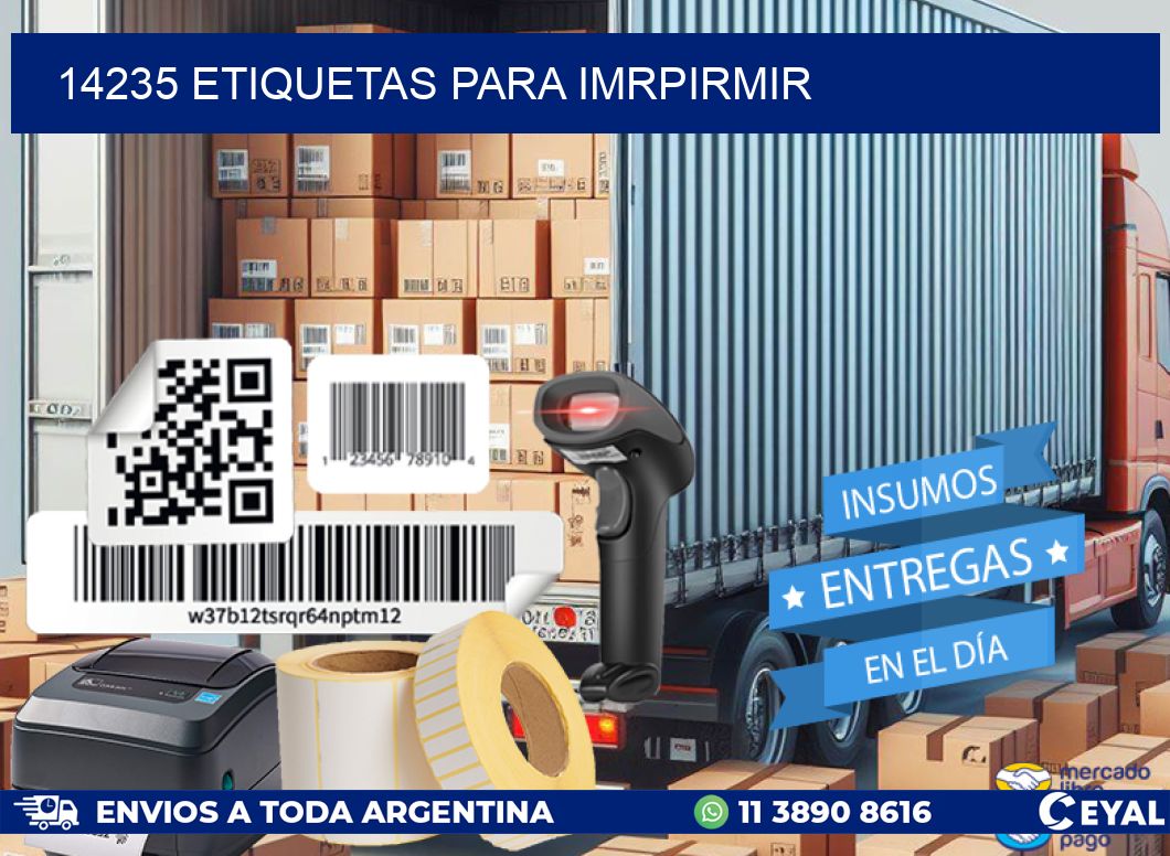 14235 ETIQUETAS PARA IMRPIRMIR