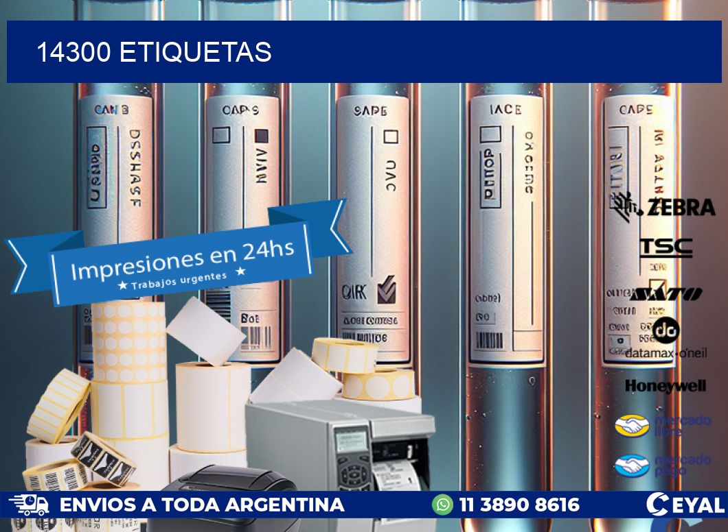 14300 ETIQUETAS