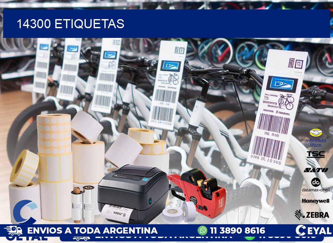 14300 ETIQUETAS
